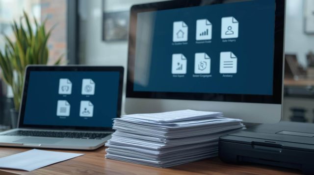 conservar documentacion de una empresa en ordenador de forma ordenada